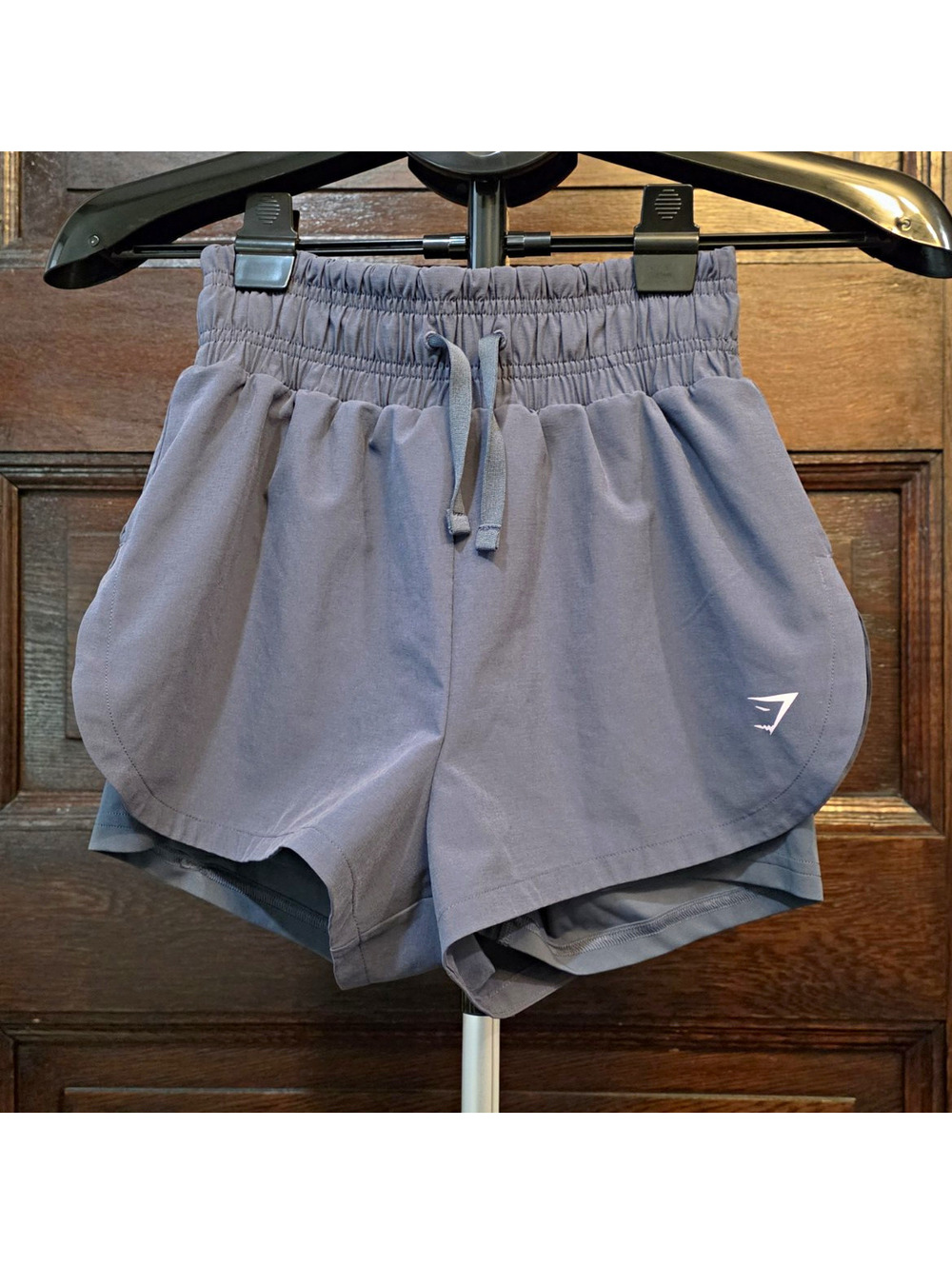 Gymshark Women's Gray Gym & Training Shorts XS Drawstring